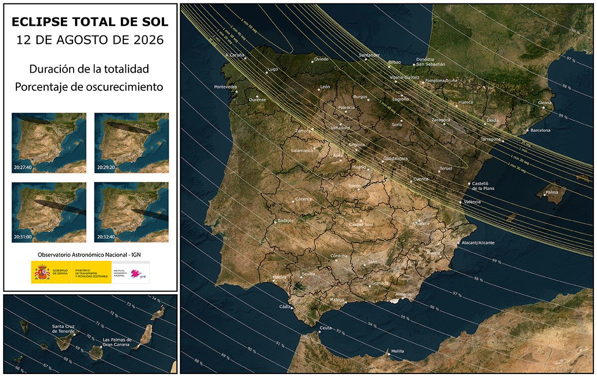 Dónde ver el eclipse de agosto 2026, en Tramacastilla, Teruel